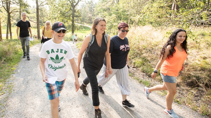 Bagis Walk of hope. Axel Svensson med familj.