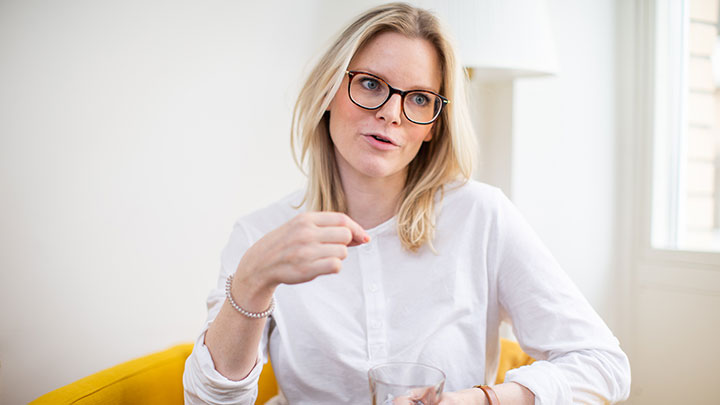 Specialpedagog Elin S Kleist som hjälper Oskar