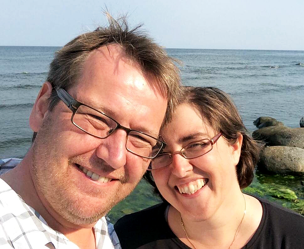 Dag Nyström och sambon Severine Dag Nyström och sambon Severine